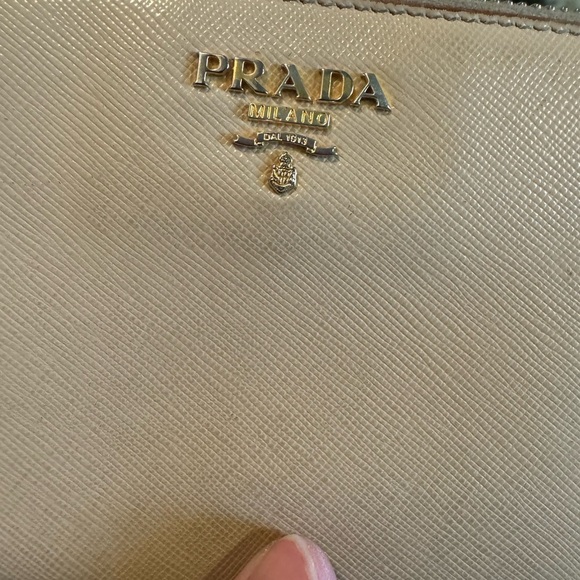 PRADA Beige/ Tan color Purse/ wallet - Picture 6 of 12
